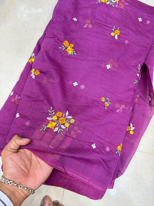 Premium Malchandari Dairy Embroidery Soft Width 44