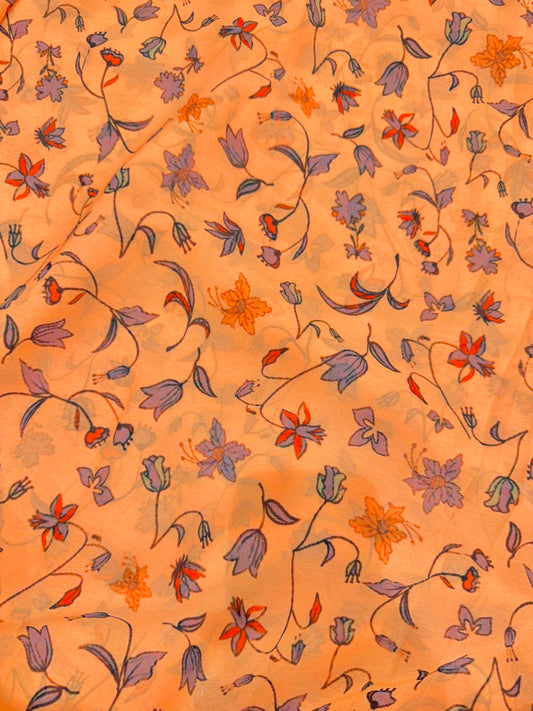 100% Soft šprinted georgette,š„»Lightweight 44-45inch width Sare , Anarkali , dresses