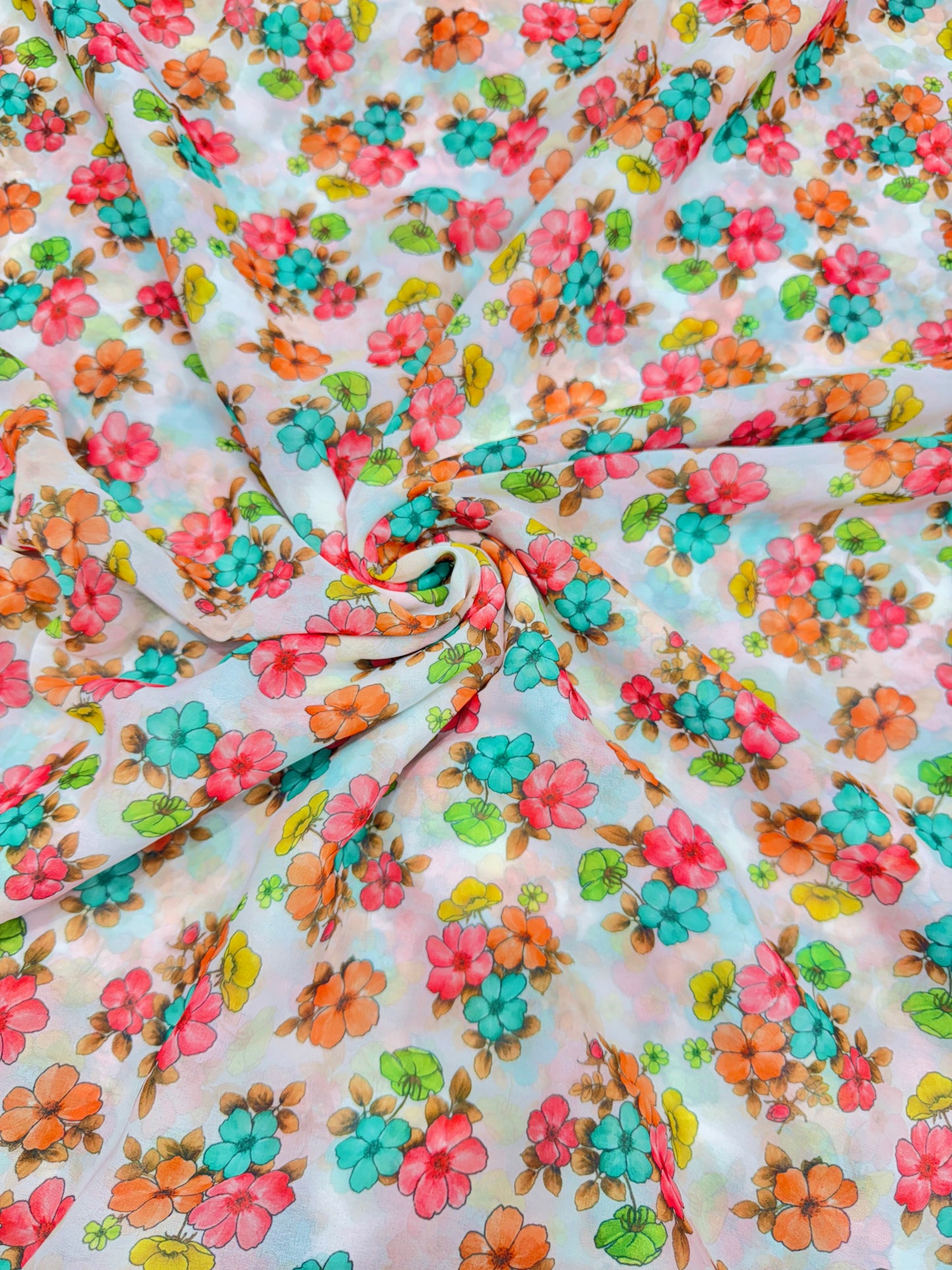 100% Soft šprinted georgette,š„»Lightweight 44-45inch width Sare , Anarkali , dresses