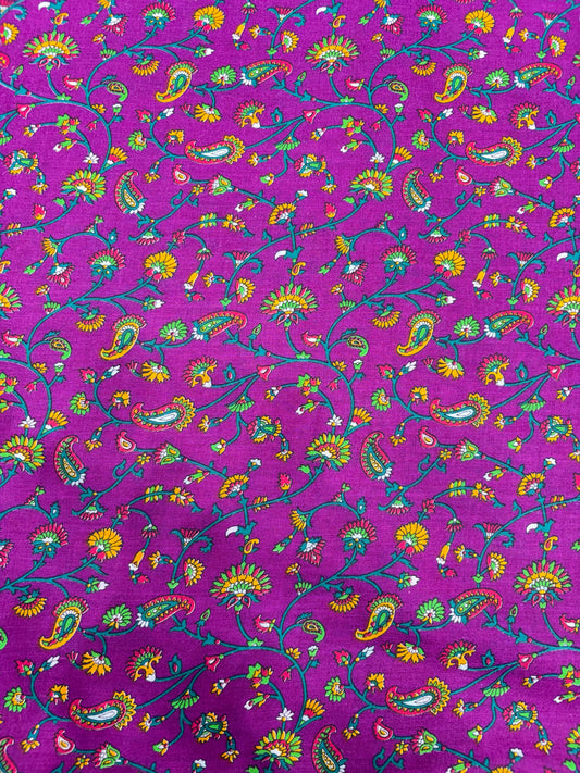 Premium Multicolor Jyothi Cotton Fabric (100% Pure Cotton) – Soft & Breathable 40 width