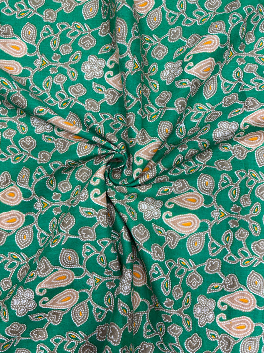 Premium Multicolor Jyothi Cotton Fabric (100% Pure Cotton) – Soft & Breathable 40 width