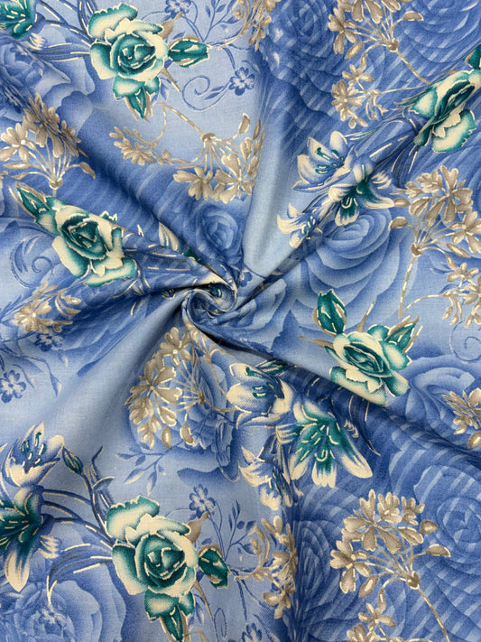 Premium Multicolor Jyothi Cotton Fabric (100% Pure Cotton) – Soft & Breathable 40 width