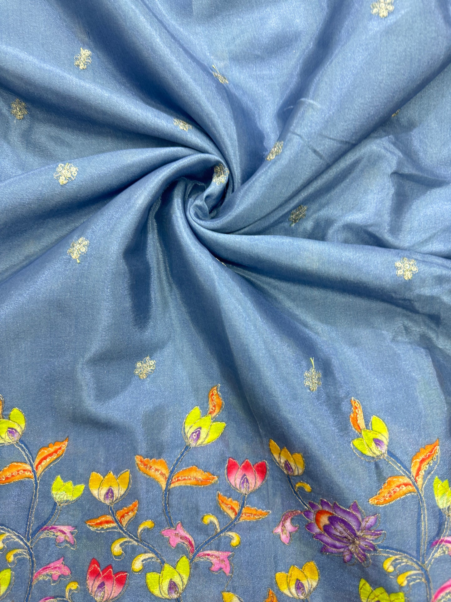 🥰🦌Beautiful Kalamkari Border Fabrics 🦚 44width