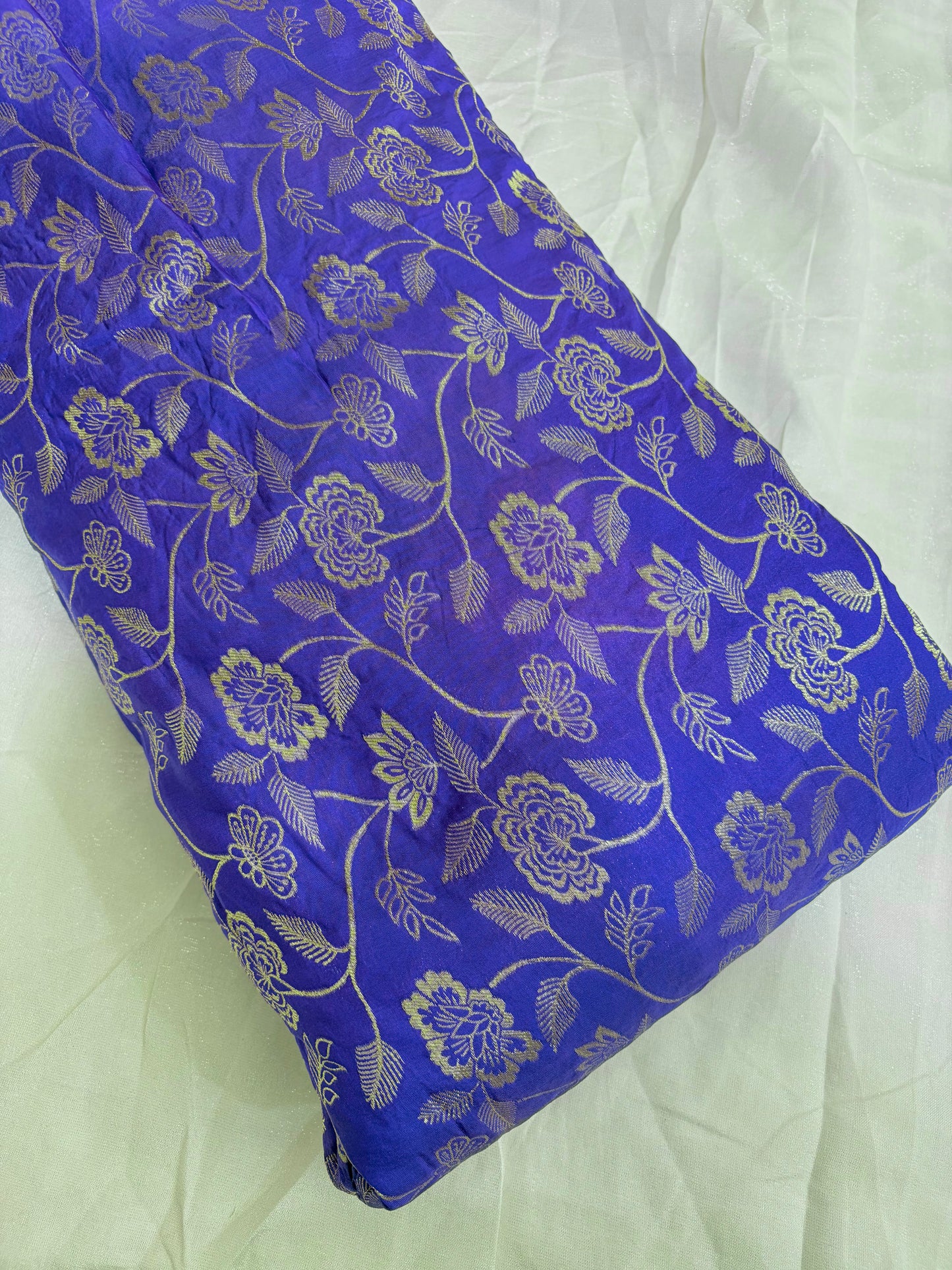 Royal Zari banarasi Fabrics Lace β Premium Designer Brocade Material 44inch width