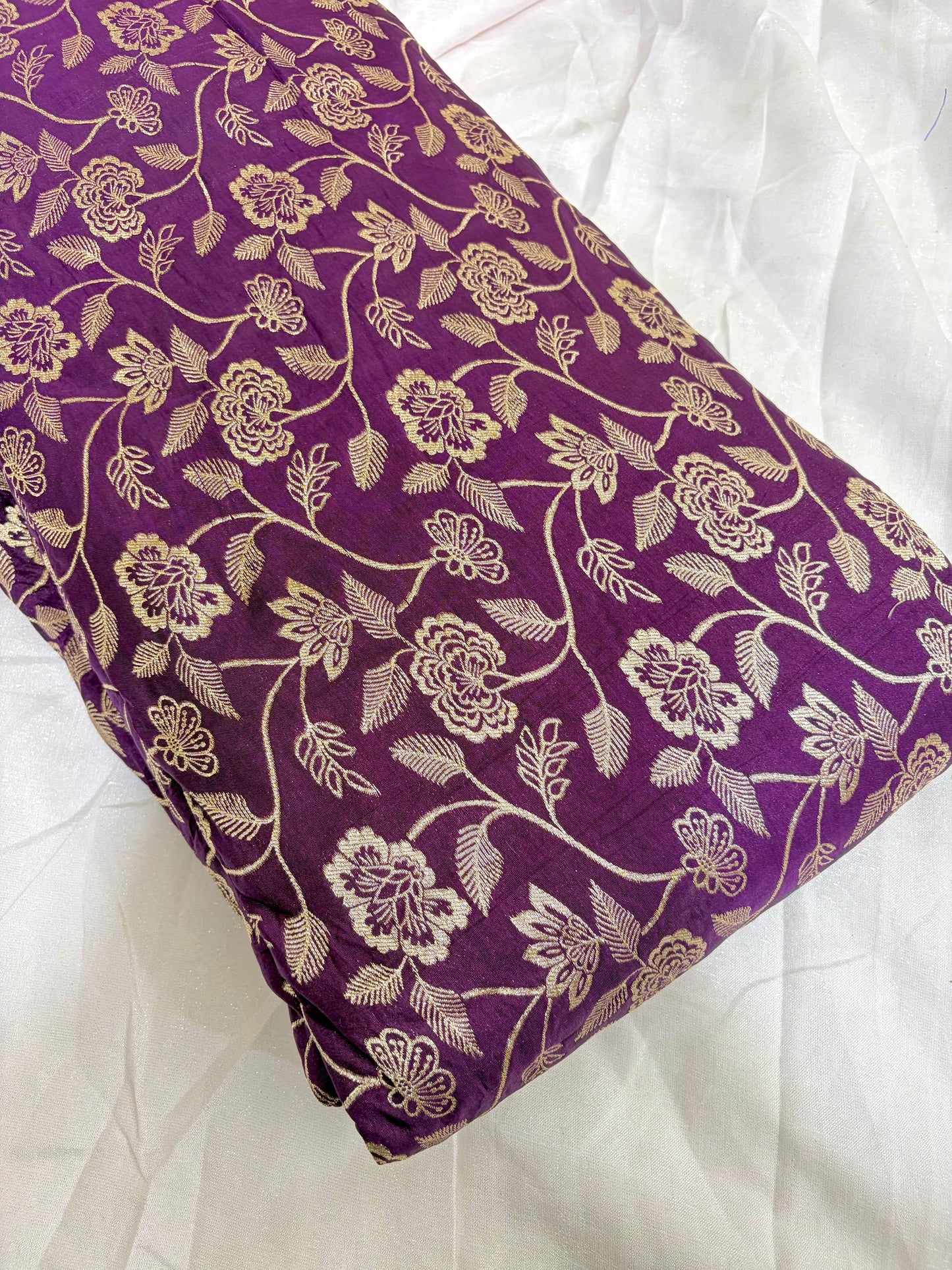 Royal Zari banarasi Fabrics Lace β Premium Designer Brocade Material 44inch width