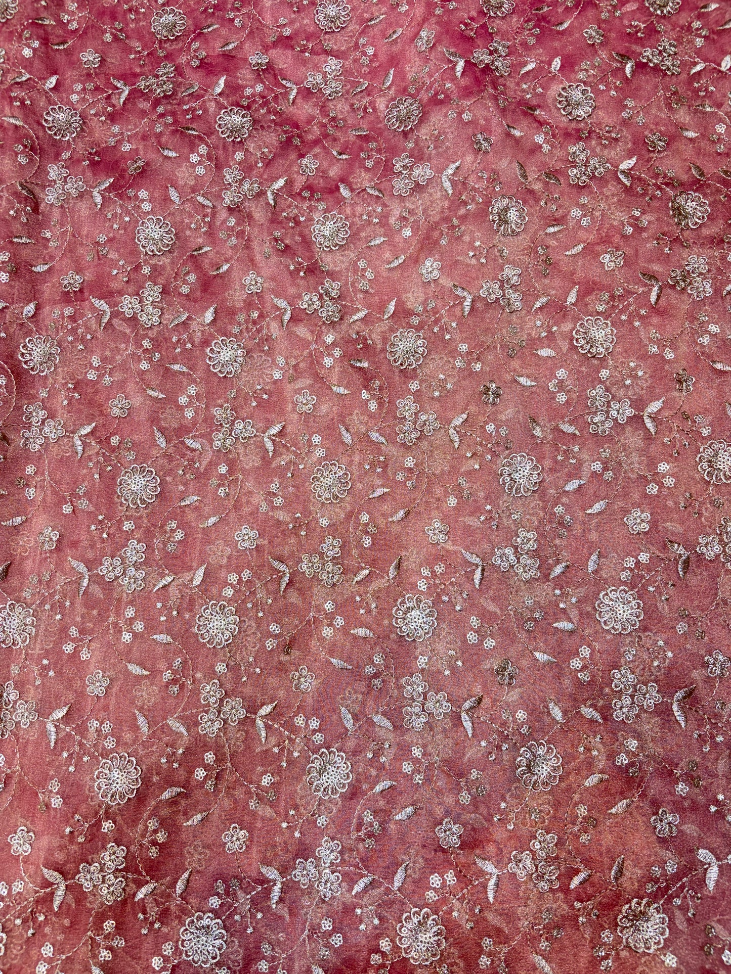 Royal Bloom Tissue Net Fabric 44width