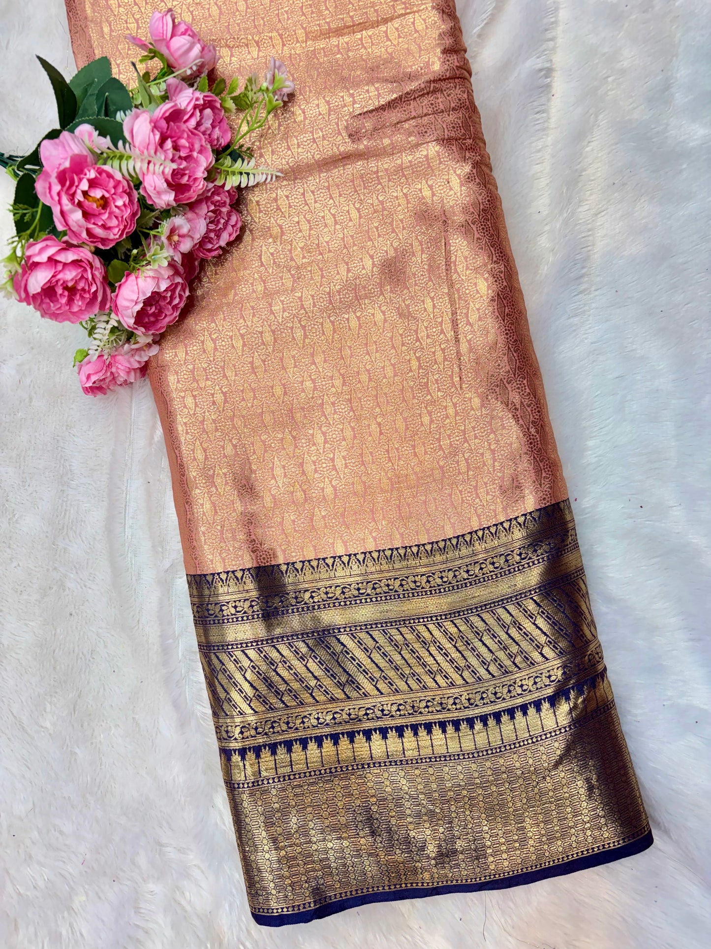 Royal Heritage Pattu Zari Weaving Fabric 44inch width