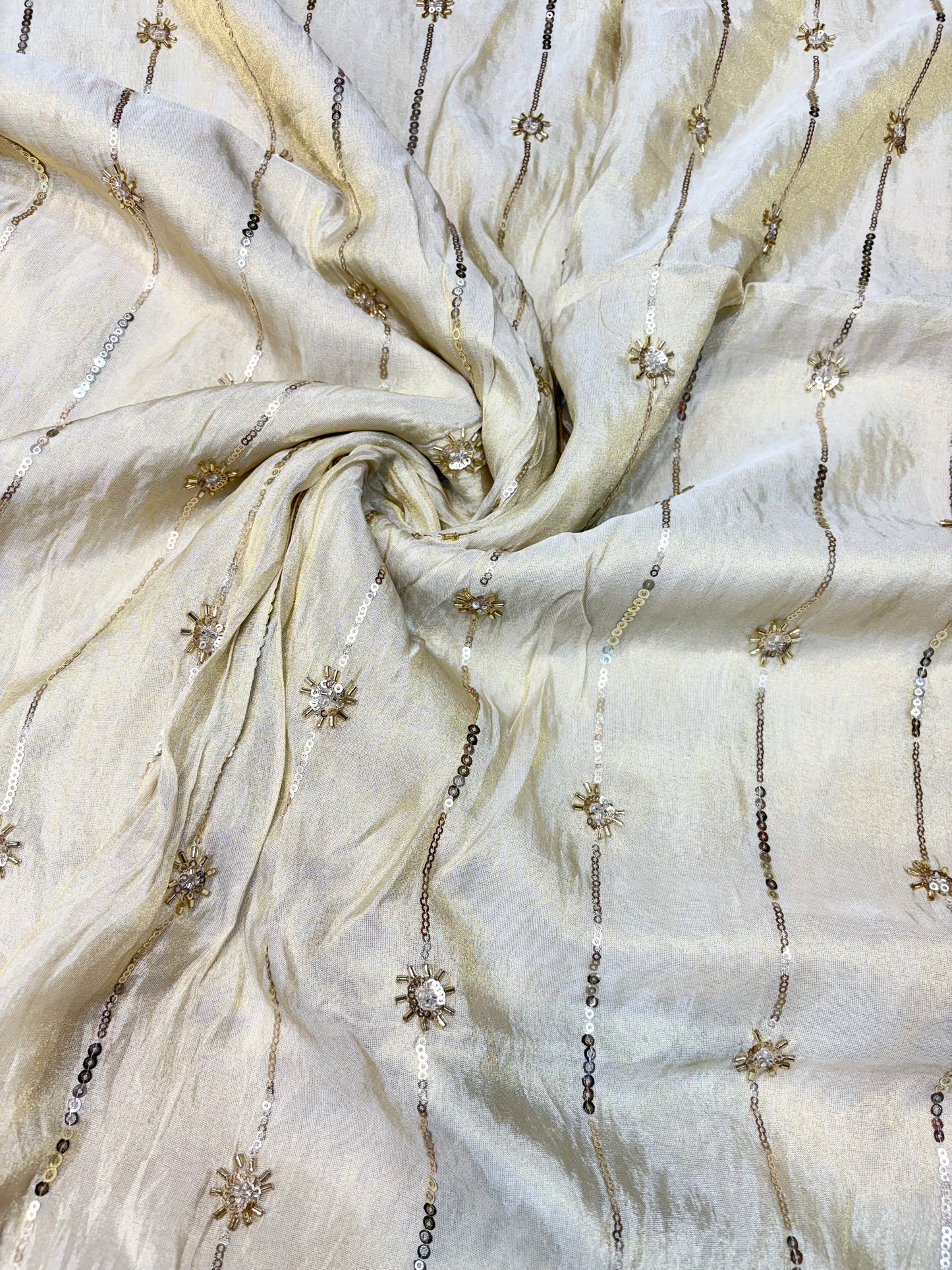 Premium Celestia Viscose Tissue Handwork Fabric 54inch width ( Dyble ) ✅