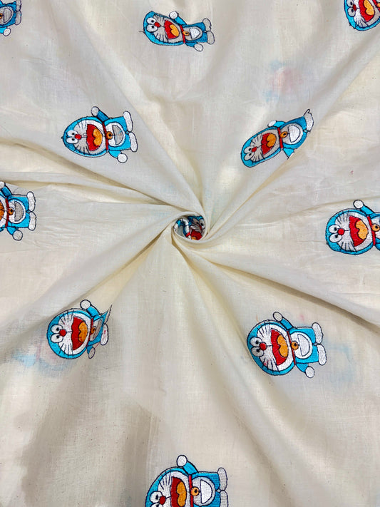 ๐Kora cotton with embroidery ๐ 44inch width trendy peplum tops