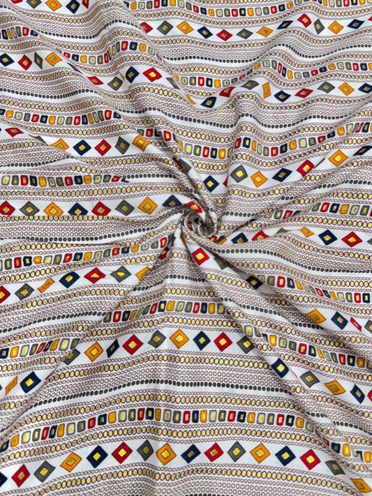 👗 beautiful 💕printed rayon fabric premium quality 44width