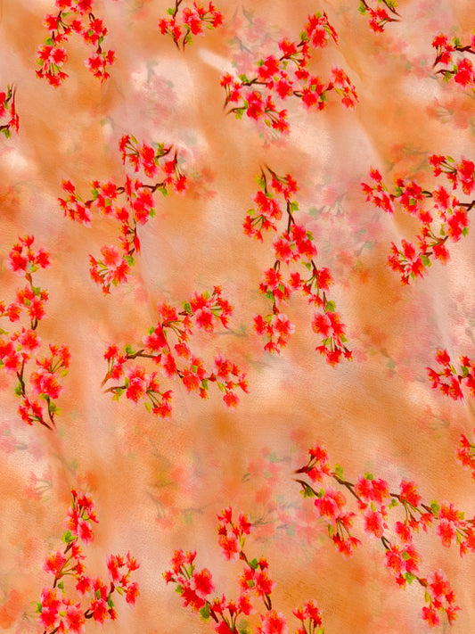 100% Soft šprinted georgette,š„»Lightweight 44-45inch width Sare , Anarkali , dresses