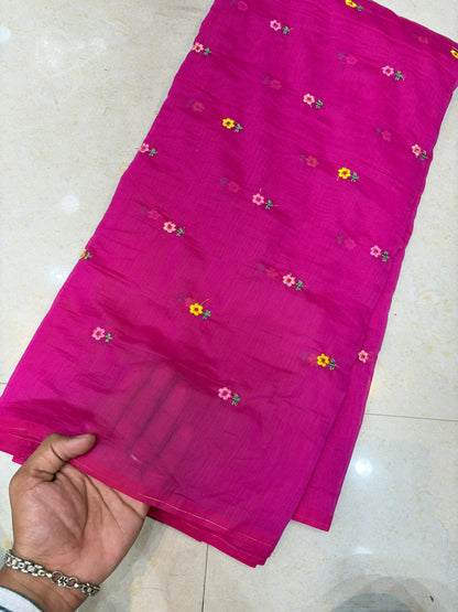 Premium Malchandari Embroidery Soft Fabric – 44" Width