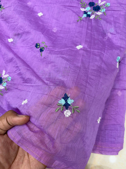 Premium Malchandari Embroidery Soft Fabric – 44" Width