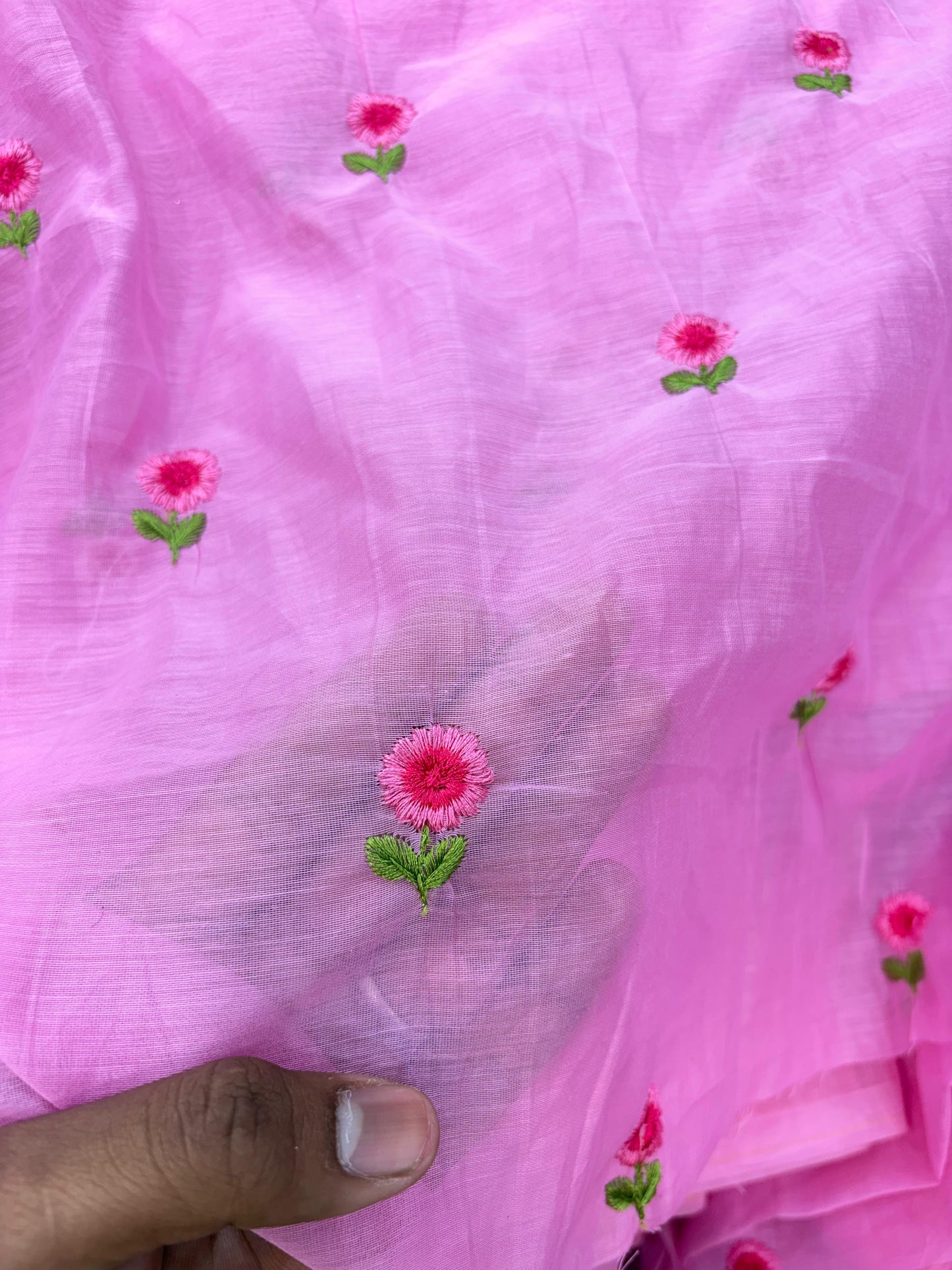 Premium Malchandari Embroidery Soft Fabric – 44" Width