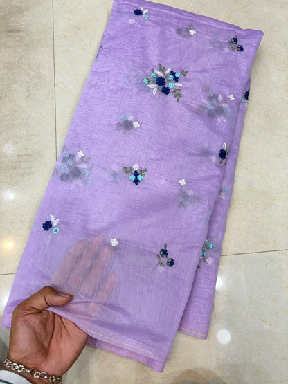 Premium Malchandari Embroidery Soft Fabric – 44" Width