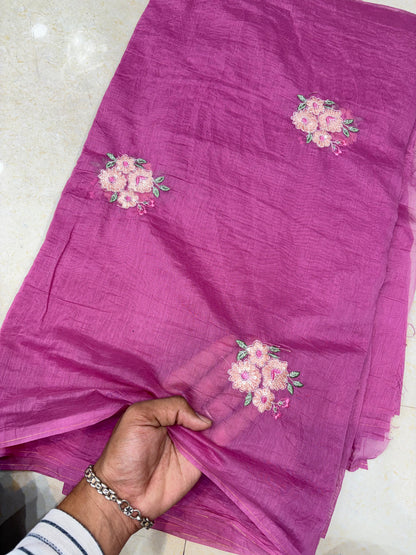 Premium Malchandari Embroidery Soft Fabric – 44" Width