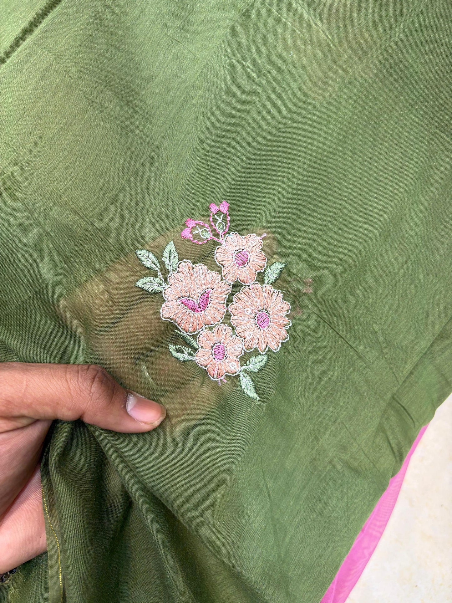 Premium Malchandari Embroidery Soft Fabric – 44" Width