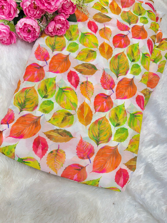 100% Soft 👗printed georgette,🥻Lightweight  44-45inch width Sare , Anarkali , dresses