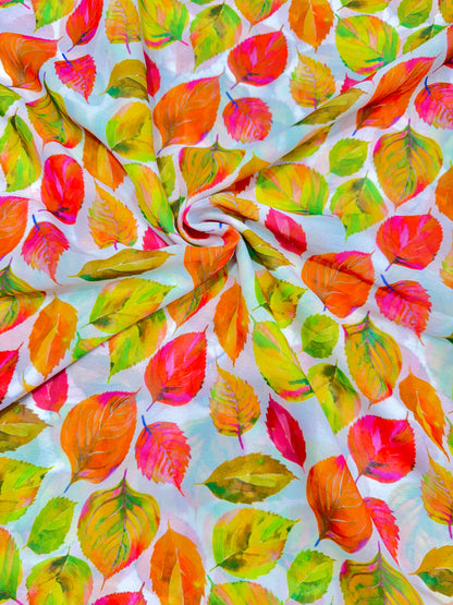 Georgette imprimée 100% douce 👗, tissu léger de 44-45 pouces de large, idéal pour les saris, les anarkalis et les robes 🥻