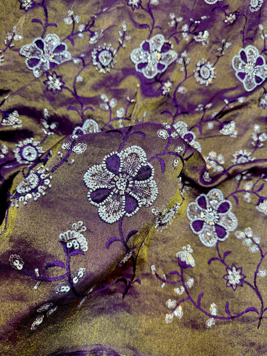 viscose  Tissue Embroidery 44 inch width