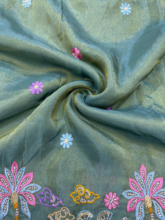 PURE TISSUE MULTI EMBRODERY DAAAMAN STYLE 44-45width