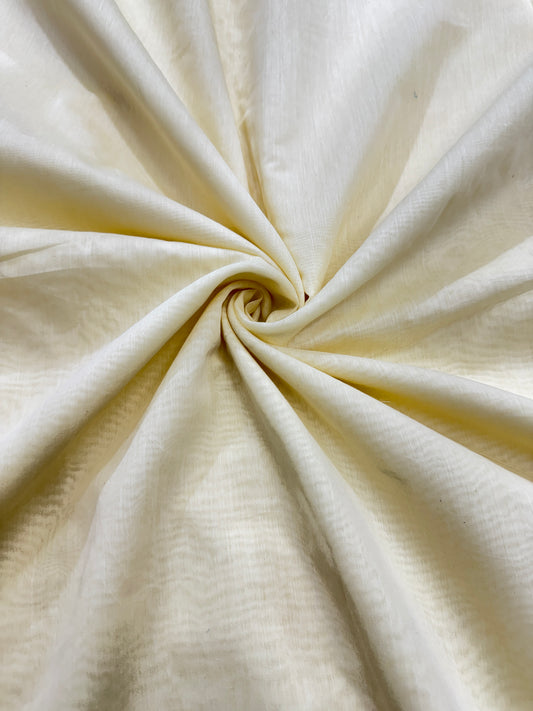 PURE MAL CHANDARI COTTON 44-45 WIDTH 👗🥻 CREAM