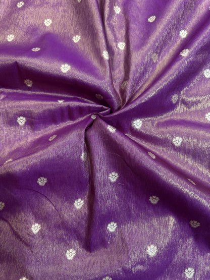 Paitanick Desing border with tissu fabric 44-45 width dark purple