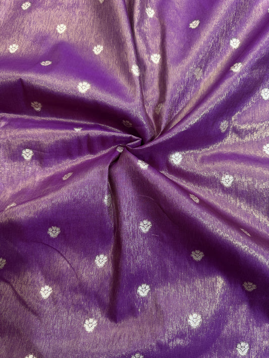 Paitanick Desing border with tissu fabric 44-45 width dark purple