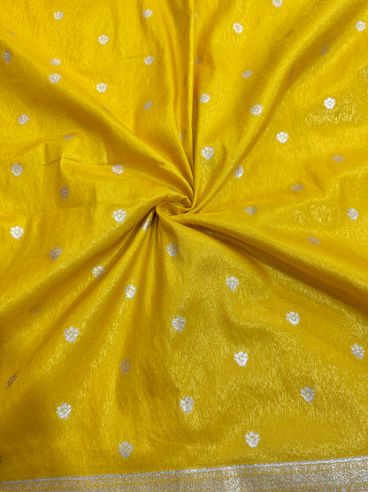 Paitanick Desing border with tissu fabric 44-45 width YELLOW