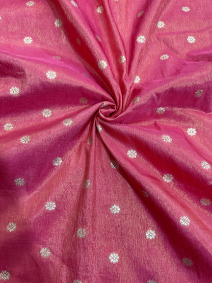 Bordure Paitanick Desing avec tissu de 44-45 cm de large, rose.