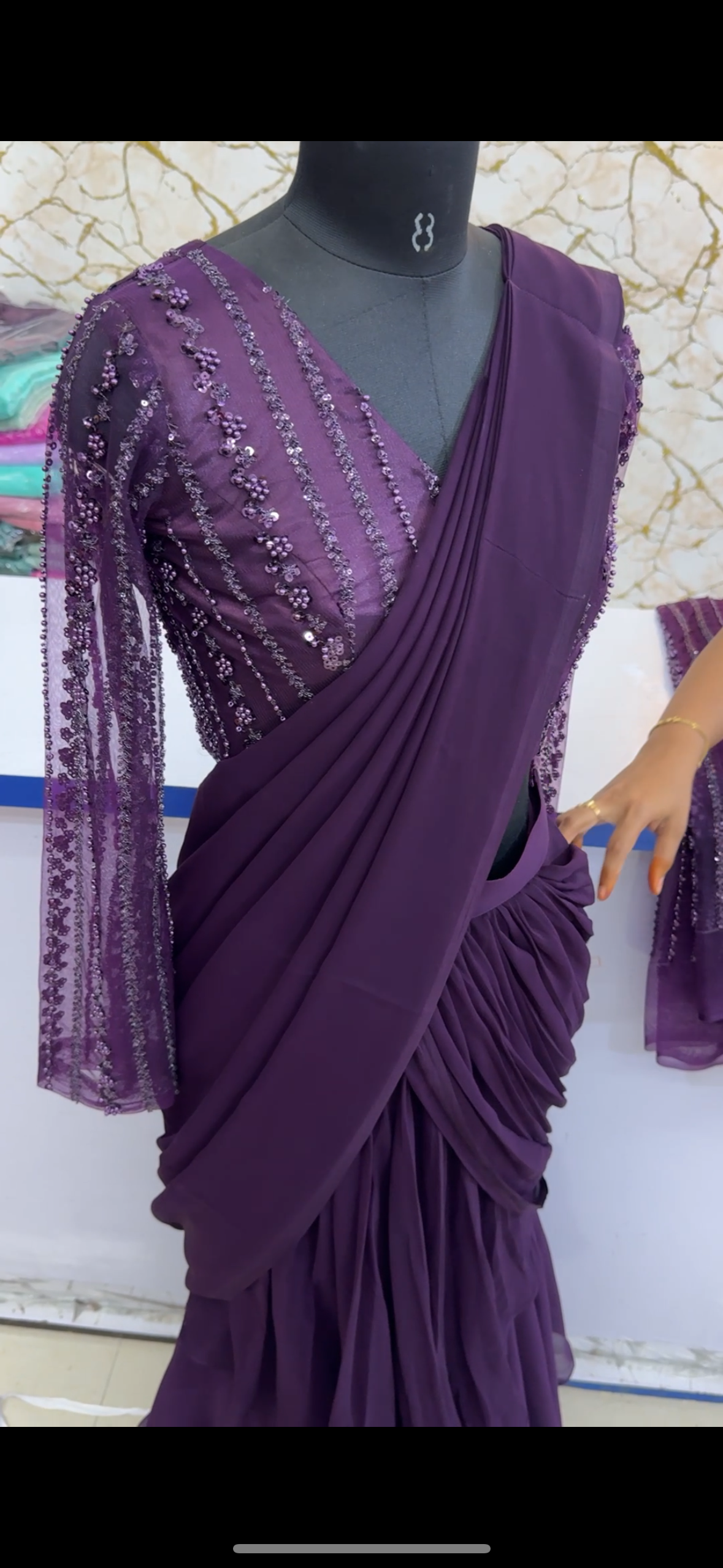 NET IMPORTED HANDWORK NET EMBROIDERY FABRIC 54 INCH WIDTH