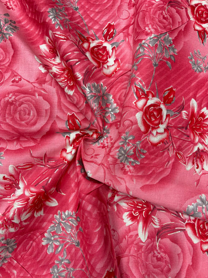 Premium Multicolor Jyothi Cotton Fabric (100% Pure Cotton) – Soft & Breathable 40 width