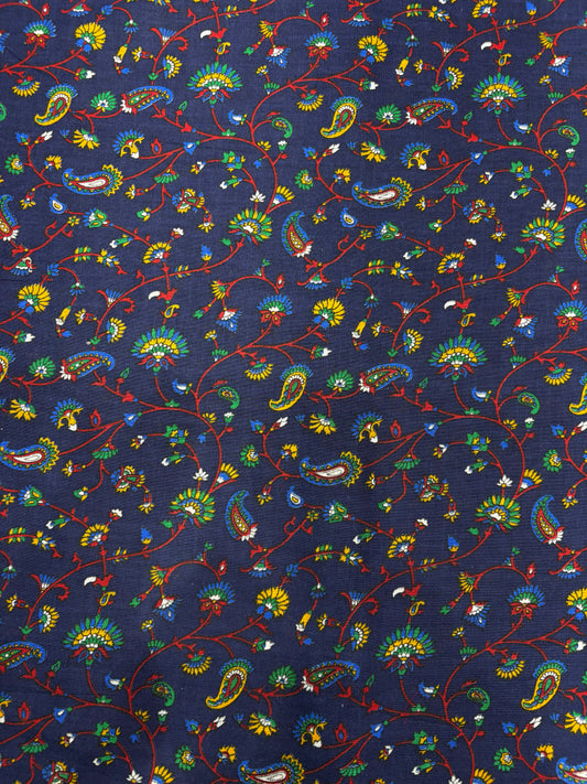 Premium Multicolor Jyothi Cotton Fabric (100% Pure Cotton) – Soft & Breathable 40 width