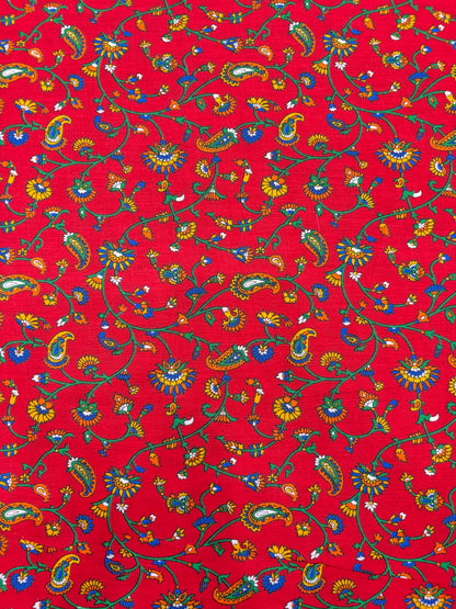 Premium Multicolor Jyothi Cotton Fabric (100% Pure Cotton) – Soft & Breathable 40 width