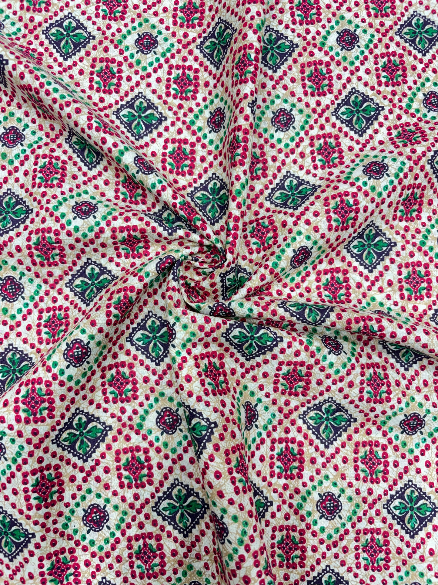 Premium Multicolor Jyothi Cotton Fabric (100% Pure Cotton) – Soft & Breathable 40 width