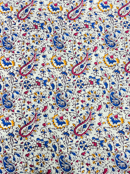 Premium Multicolor Jyothi Cotton Fabric (100% Pure Cotton) – Soft & Breathable 40 width