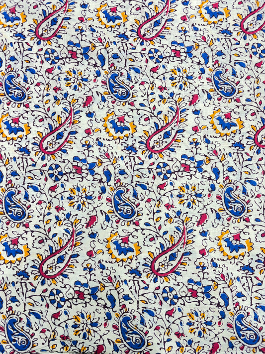 Premium Multicolor Jyothi Cotton Fabric (100% Pure Cotton) – Soft & Breathable 40 width