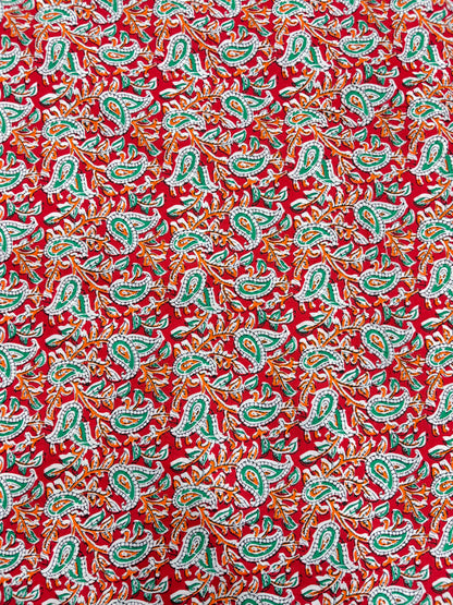 Premium Multicolor Jyothi Cotton Fabric (100% Pure Cotton) – Soft & Breathable 40 width