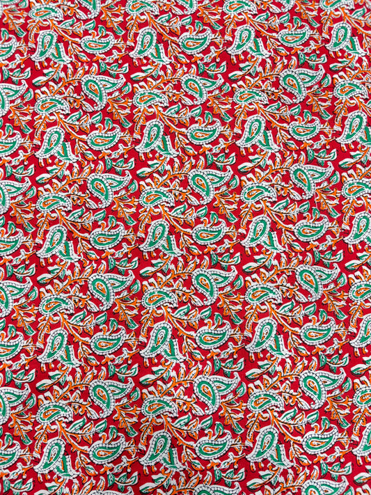 Premium Multicolor Jyothi Cotton Fabric (100% Pure Cotton) – Soft & Breathable 40 width