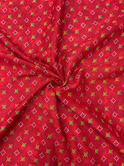 Premium Multicolor Jyothi Cotton Fabric (100% Pure Cotton) – Soft & Breathable 40 width