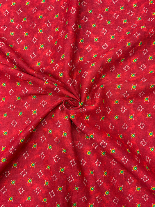 Premium Multicolor Jyothi Cotton Fabric (100% Pure Cotton) – Soft & Breathable 40 width