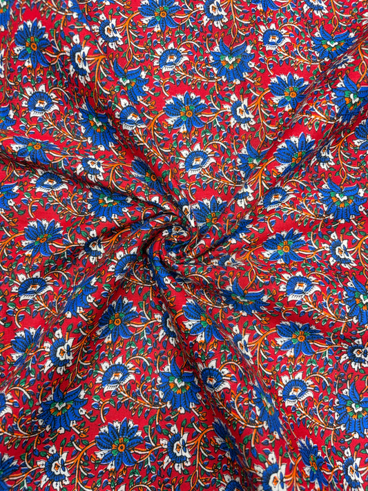 Premium Multicolor Jyothi Cotton Fabric (100% Pure Cotton) – Soft & Breathable 40 width