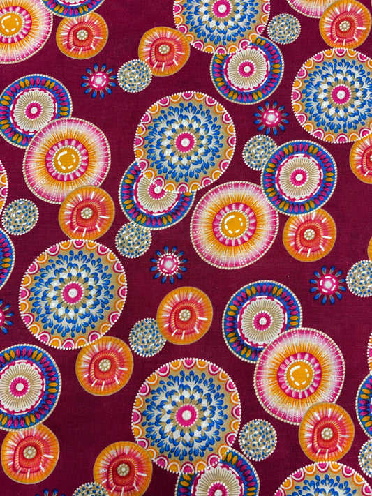 Premium Multicolor Jyothi Cotton Fabric (100% Pure Cotton) – Soft & Breathable 40 width