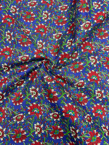 Premium Multicolor Jyothi Cotton Fabric (100% Pure Cotton) – Soft & Breathable 40 width