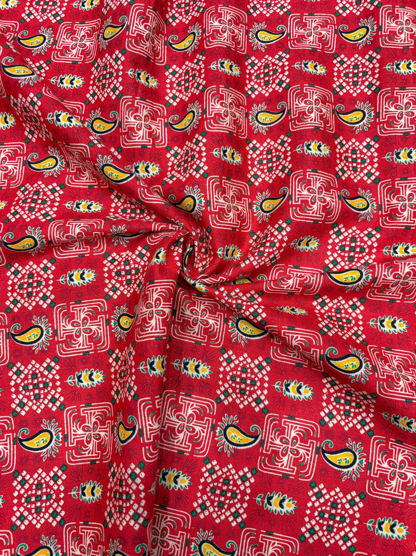 Premium Multicolor Jyothi Cotton Fabric (100% Pure Cotton) – Soft & Breathable 40 width