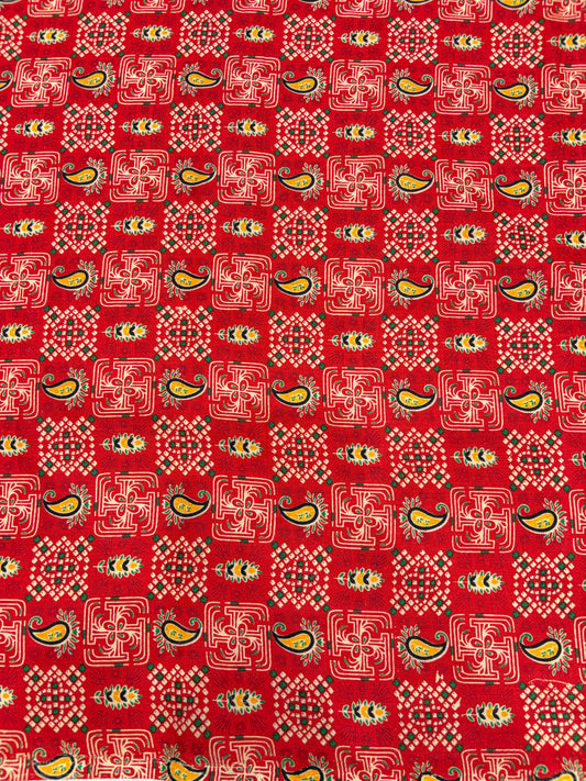 Premium Multicolor Jyothi Cotton Fabric (100% Pure Cotton) – Soft & Breathable 40 width