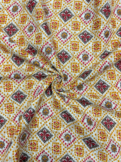 Premium Multicolor Jyothi Cotton Fabric (100% Pure Cotton) – Soft & Breathable 40 width