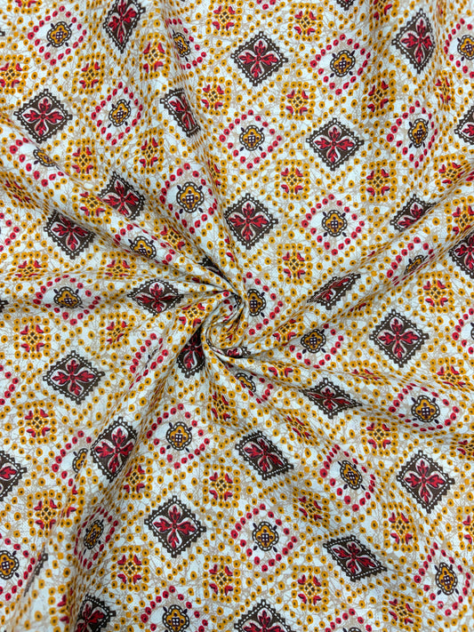 Premium Multicolor Jyothi Cotton Fabric (100% Pure Cotton) – Soft & Breathable 40 width