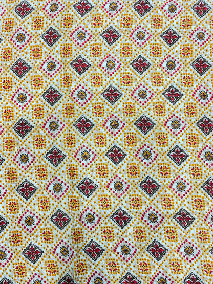 Premium Multicolor Jyothi Cotton Fabric (100% Pure Cotton) – Soft & Breathable 40 width
