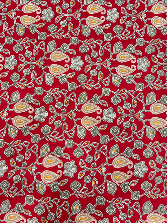 Premium Multicolor Jyothi Cotton Fabric (100% Pure Cotton) – Soft & Breathable 40 width